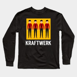Kraftwerk...Electronic music Band Long Sleeve T-Shirt